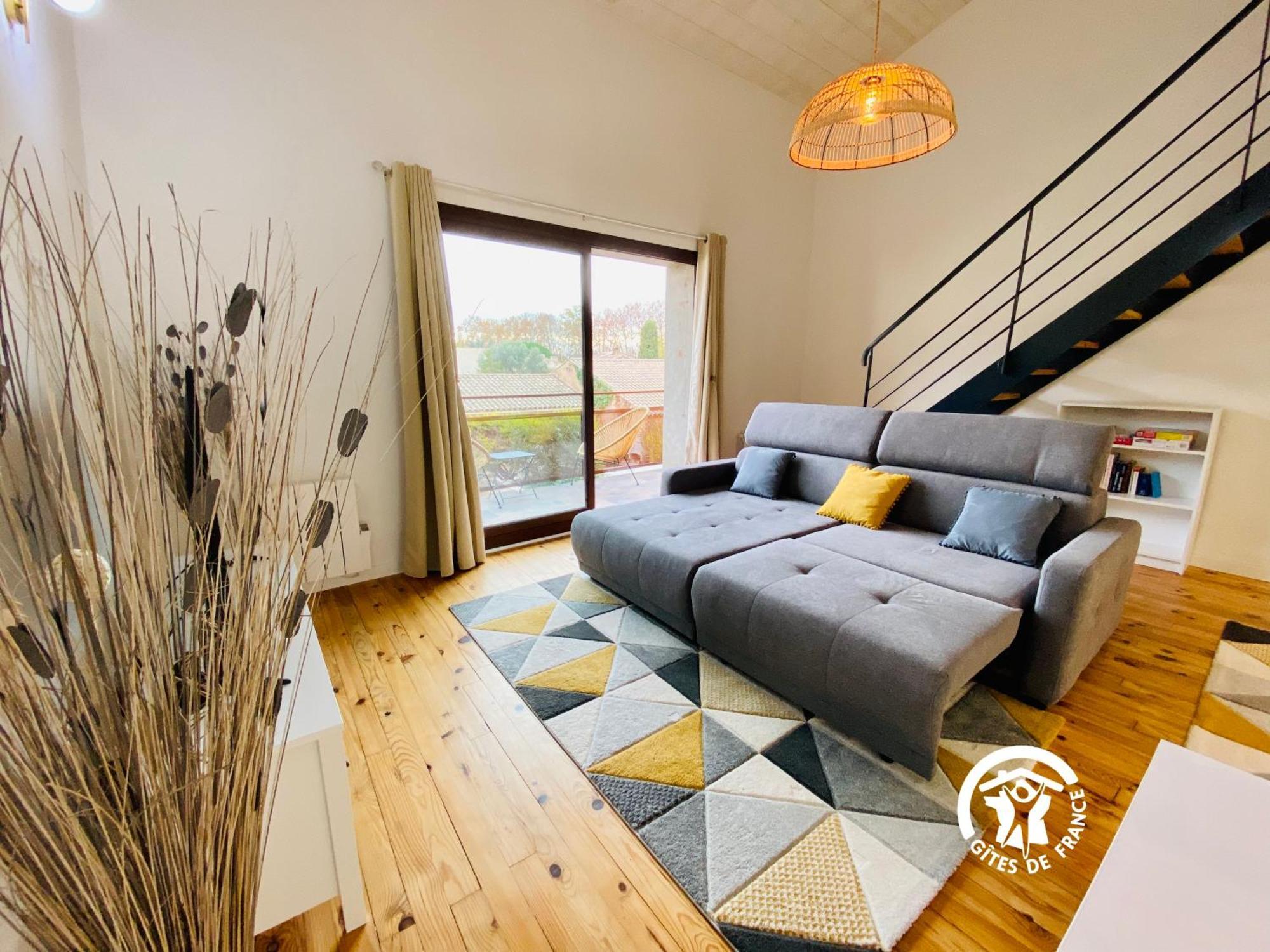 Loft Cocon Climatise - Imprenable Vue Sur Le Chateau Comtal 卡尔卡松 外观 照片